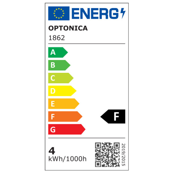 LED КРУШКА ФИЛАМЕНТ G125 4W 400LM E27 175-265V 2700К
