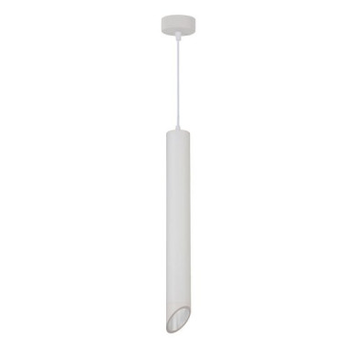 ВИСЯЩО БЯЛО АЛУМИНИЕВО TЯЛО С БЯЛ РЕФЛЕКТОР GU10 6X50CM