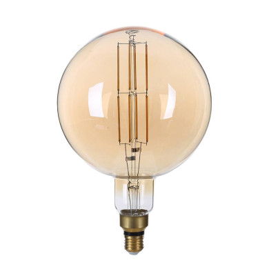 LED КРУШКА ФИЛАМЕНТ E27 G200 8W 220-240V 810LM ДИМИРАЩА 1800K ПОЗЛАТЕНО СТЪКЛО