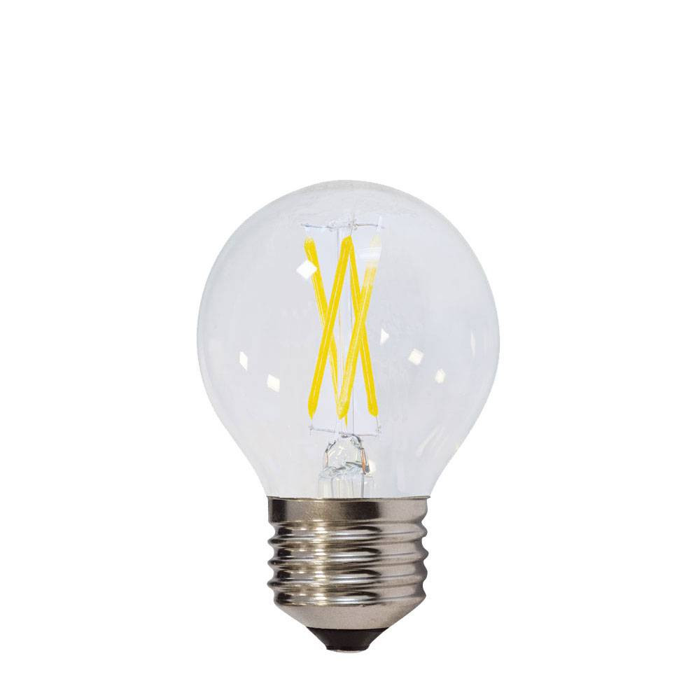 LED КРУШКА ФИЛАМЕНТ G45 4W 400LM E27 175-265V 4500К