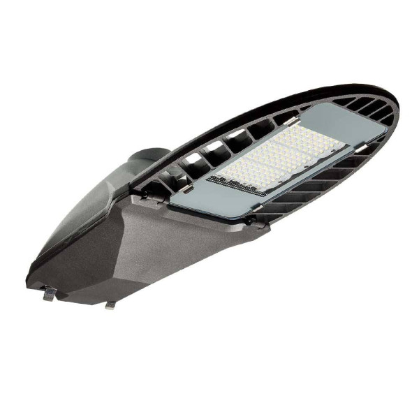 LED УЛИЧНА ЛАМПА 75W AC100-240V 140LM/W 5700K MOSO-Driver IP66 BRIDGELUX-LED 0-10V ДИМИРАЩА СЕ