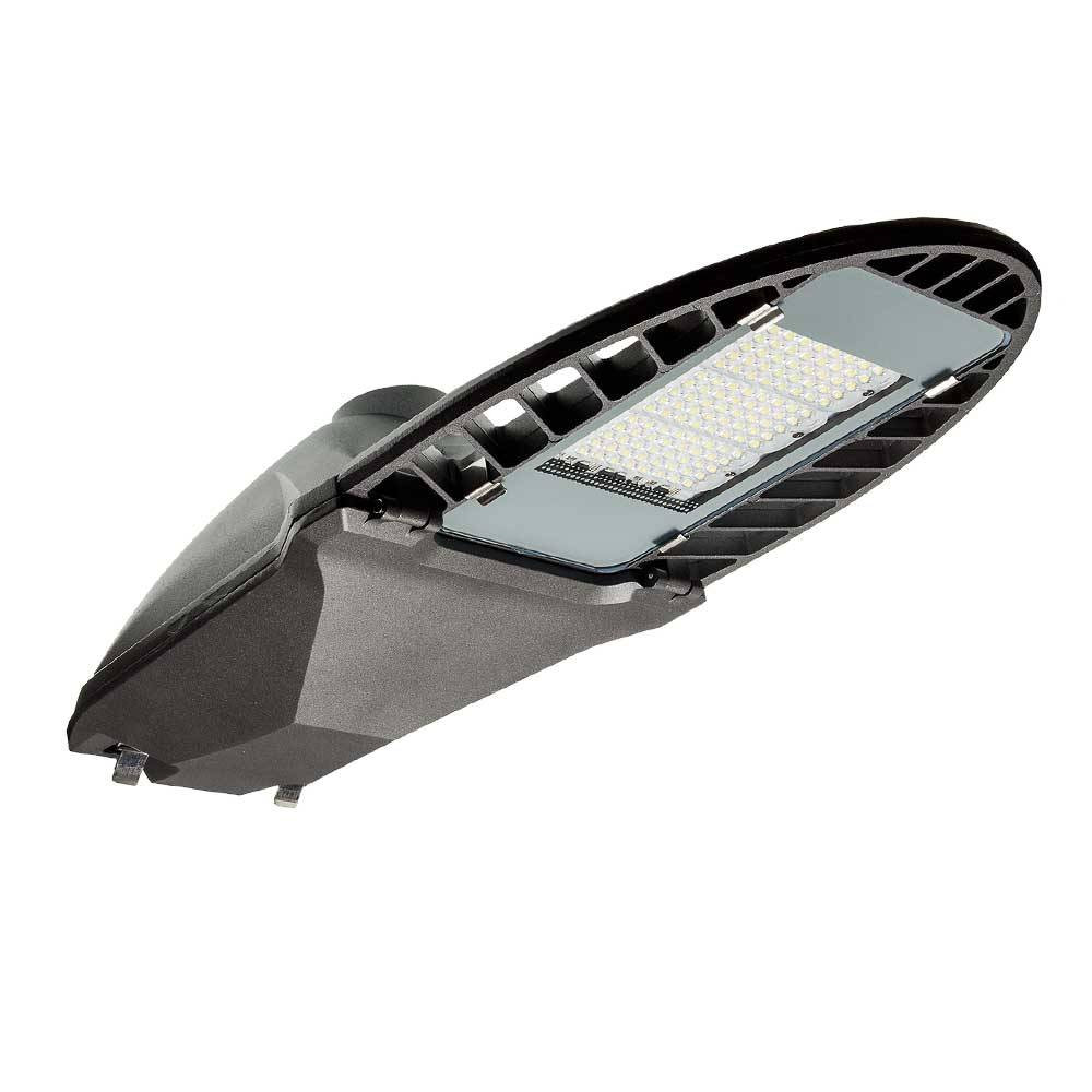 LED УЛИЧНА ЛАМПА 200W AC100-240V 130LM/W 5700K MOSO-Driver IP66 BRIDGELUX-LED 0-10V ДИМИРАЩА СЕ