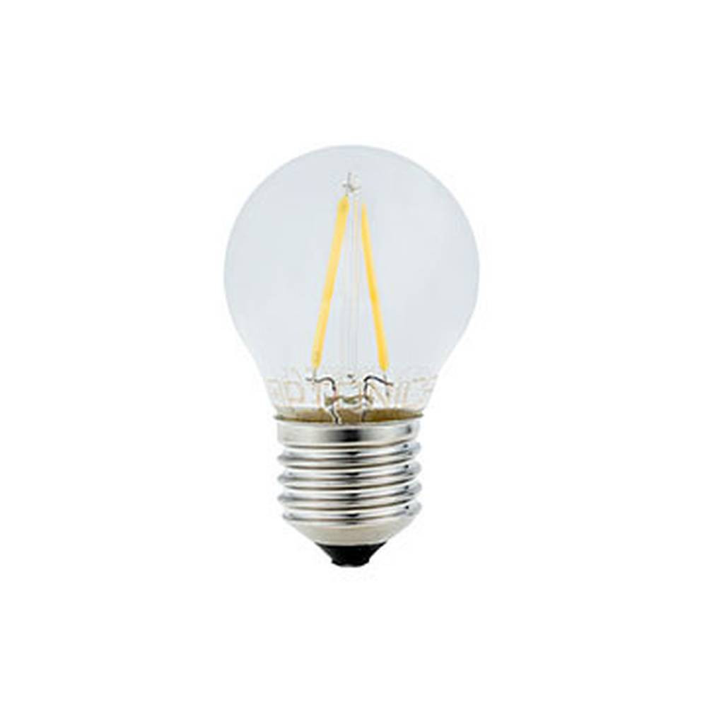 LED КРУШКА ФИЛАМЕНТ G45 2W 200LM E27 175-265V 2700К