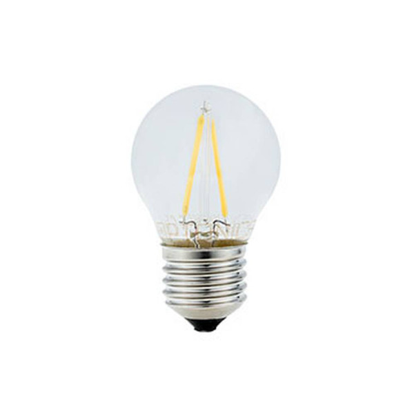 LED КРУШКА ФИЛАМЕНТ G45 2W 200LM E27 175-265V 2700К