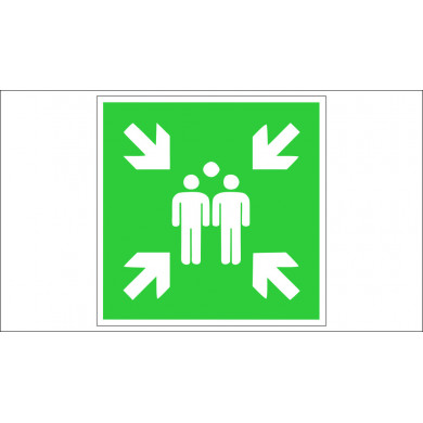 EVACUATION ASSEMBLY POINT SIGN