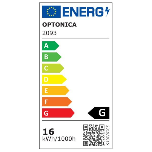 LED СТЕНЕН ОСВЕТИТЕЛ 16W ЧЕРЕН АЛУМИНИЙ 4200K IP20