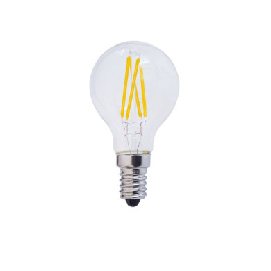LED КРУШКА ФИЛАМЕНТ G45 4W 400LM E14 175-265V 2700К