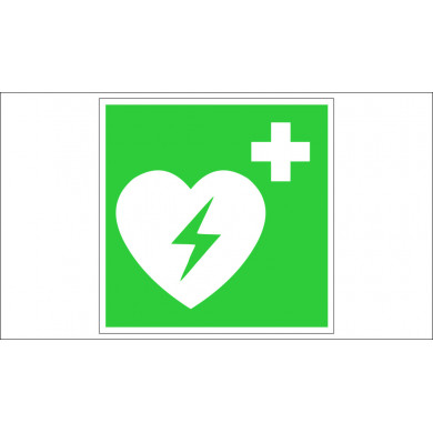 AUTOMATIC CARDIAC DEFIBRILLATOR SIGN
