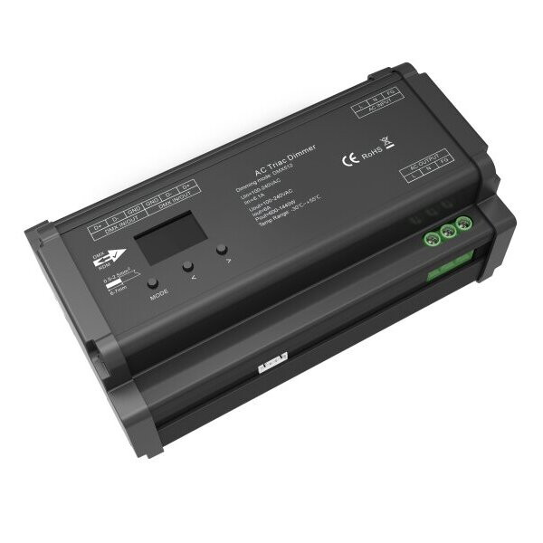 DMX/0-10V To Triac ДИМЕР 100-240VAC 6A*1CH 600W/1440W(100V/240V)
