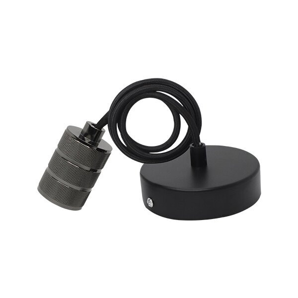 РЕТРО ПЕНДЕЛ LIGHT HOLDER 1M E27 ПЕРЛЕНО ЧЕРНО