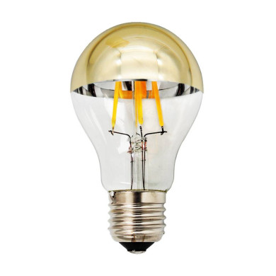 LED КРУШКА ФИЛАМЕНТ E27 А60 7W 175-265V 800LM 2700К ЗЛАТИСТ ЕФЕКТ