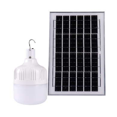LED СОАЛРНА КРУШКА С ПАНЕЛ 6V 2.3W 8W СТУДЕНА СВЕТЛИНА