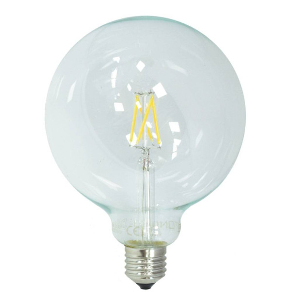 LED КРУШКА ФИЛАМЕНТ G125 4W 400LM E27 175-265V 4500К