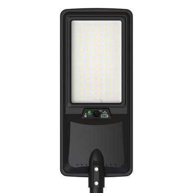 LED СОЛАРНА УЛИЧНА ЛАМПА 24W 4500LM 25Ah 6000K IP65 СЪС СЕНЗОР ЗА ДВИЖЕНИЕ/ДИСТАНЦИОННО УПРАВЛЕНИЕ