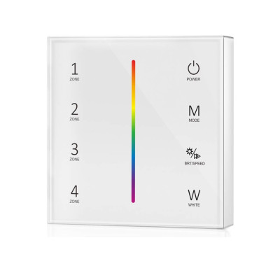 4 ЗОНИ RGB/RGBW ДИСТАНЦИОННО БЯЛО