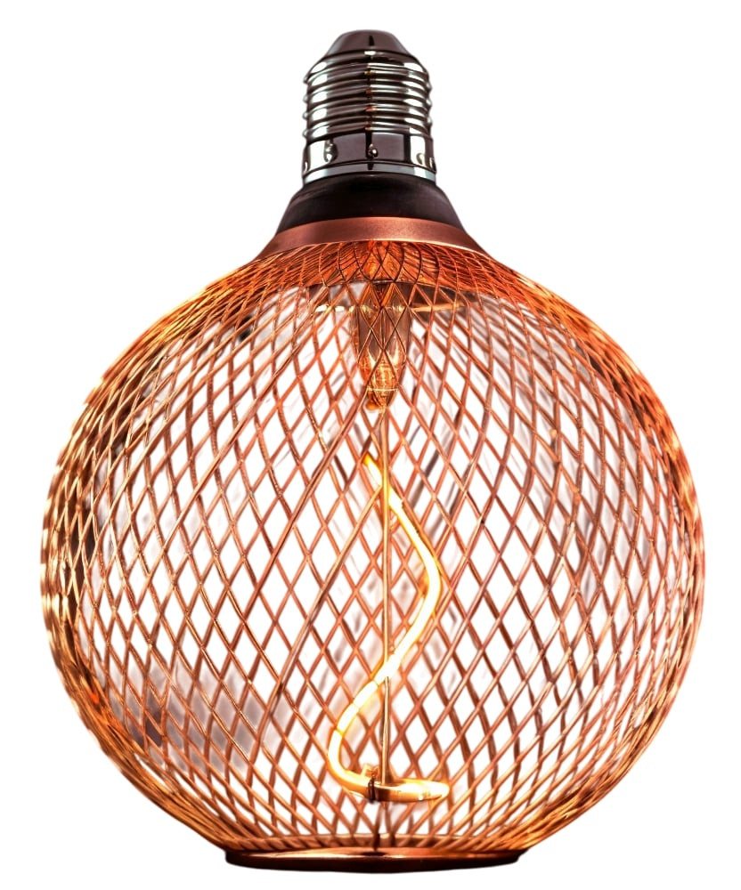 LED КРУШКА Е27 2.5W 188LM 180-240V 1800K МЕДНА- ЗЛАТИСТ ЕФЕКТ