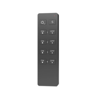 LED ДИМИРАЩО ДИСТАНЦИОННО 4 ЗОНИ ЕДИН ЦВЯТ RF 2.4G